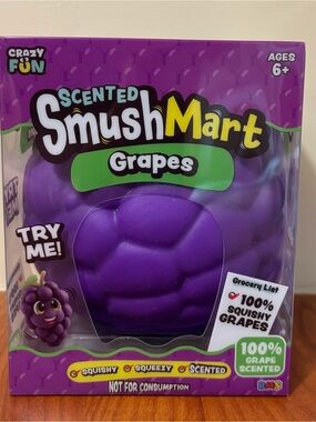 Scented Grapes Squishy Toy - Purple SmushMart Five Below